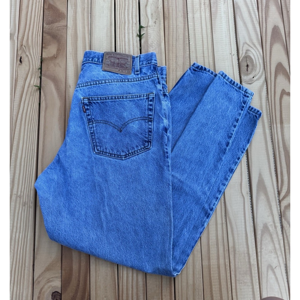 Vintage Levi's Men's Relaxed Straight Leg LL-609 Red Tab 38x32 Y2K